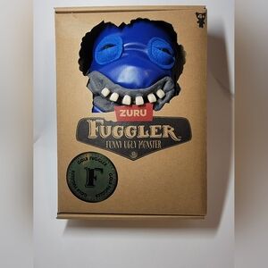 Zuru Fuggler Blue Monster Plushy Toy - Gold Edition